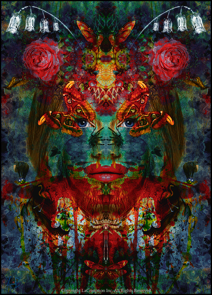 portrait surréaliste de la déesse Terra